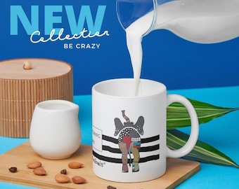 Lustige Tasse – lustiges Geschenk – witziger Kaffeebecher – witzige Geschenkidee – Elefantentasse – Tasse mit Tiermotiv