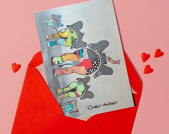 Lustige Postkarten Tiere - Elefanten - wilde Tiere - Postkarten kaufen - Tierpostkarten - Tierliebhaber - witzige Tiere - lustige Tierbilder