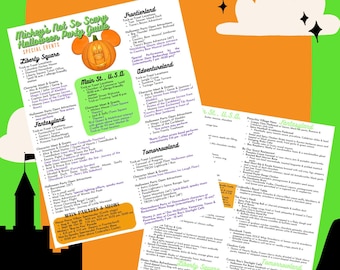 Printable Mickey's Not-So-Scary Halloween Party Guide 2026 **UPDATED 8/22/26**