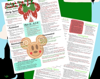 Printable Mickey's Very Merry Christmas Party Guide 2025 *UPDATED 11/8/2025*