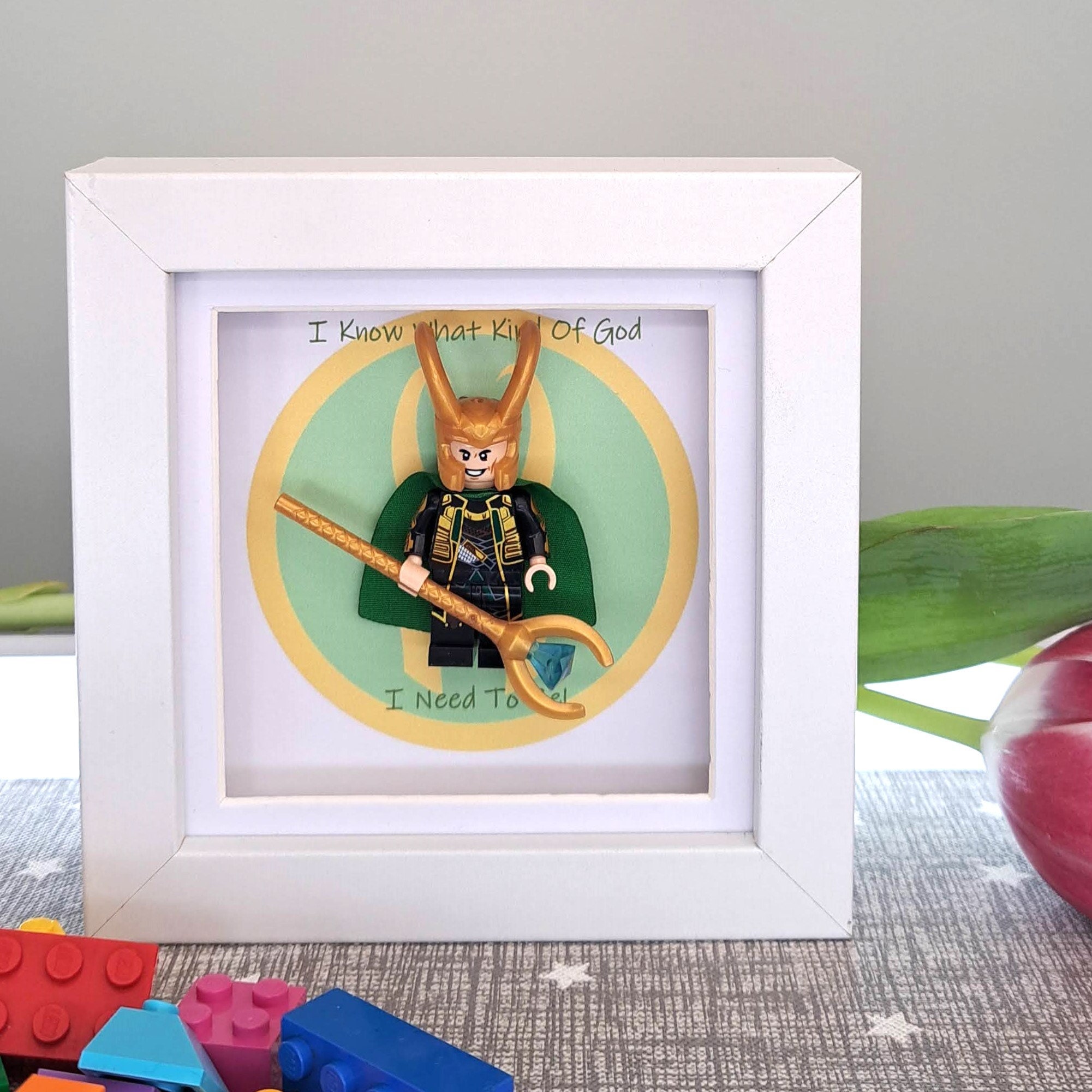 Unique Superhero Minifigure Frames Personalised Gift for the Fans ...
