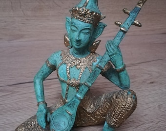 Thai bronze statue - Thailand - Second half of the 20th century, Buddhism, Spirituality, India