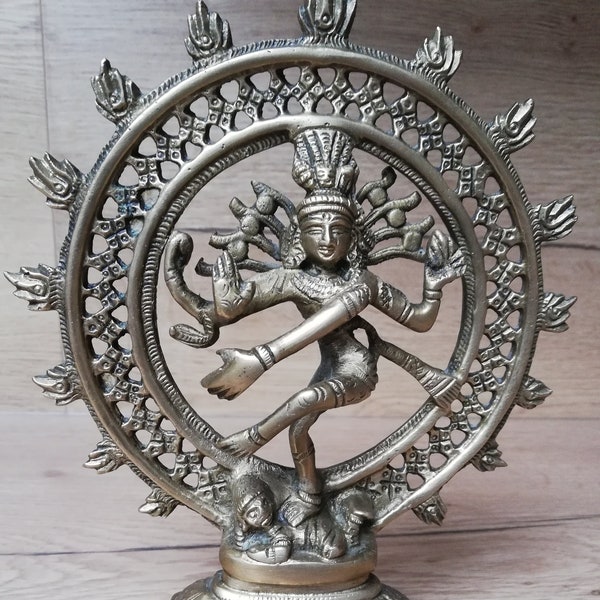 Statue de Shiva Nataraja dieu de la danse, Divinité Indou, Inde, Asie, Spiritualité