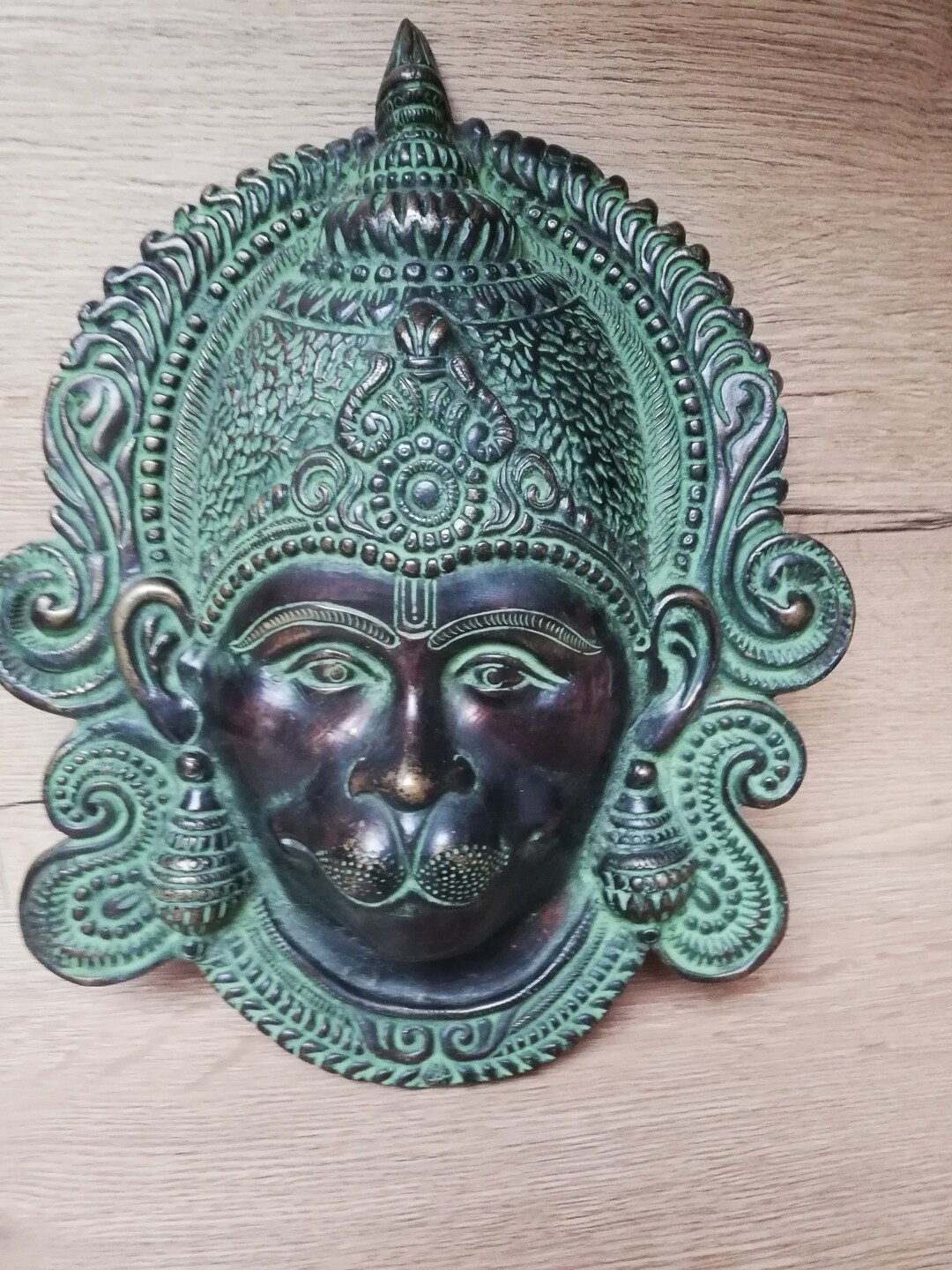 Antique Bronze Mask of Lord Hanuman, Hindu Deity, Asia, Collectible - Etsy