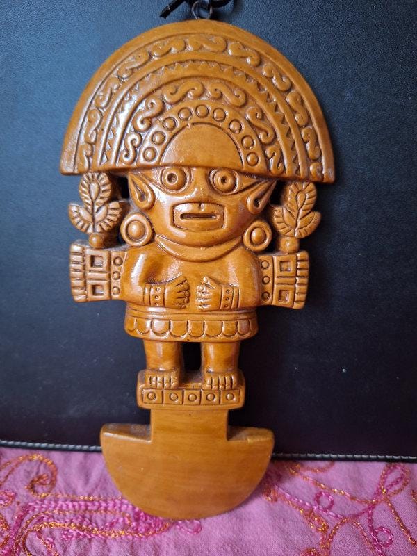 OC008 Couteau cérémoniel Asmat en os de casoar - Papouasie-Nouvelle