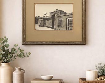 Joy Purmal Baker Lithograph “Sky” Signed AP Framed Southwest Art