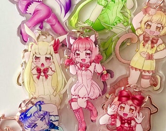 Tokyo Mew Mew Nya Epoxy Nyckelringar