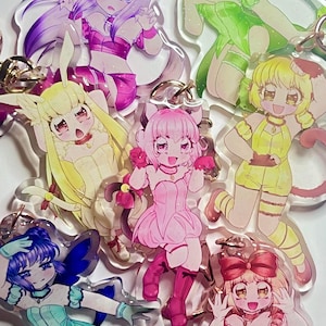 Tokyo Mew Mew Epoxy Keychains