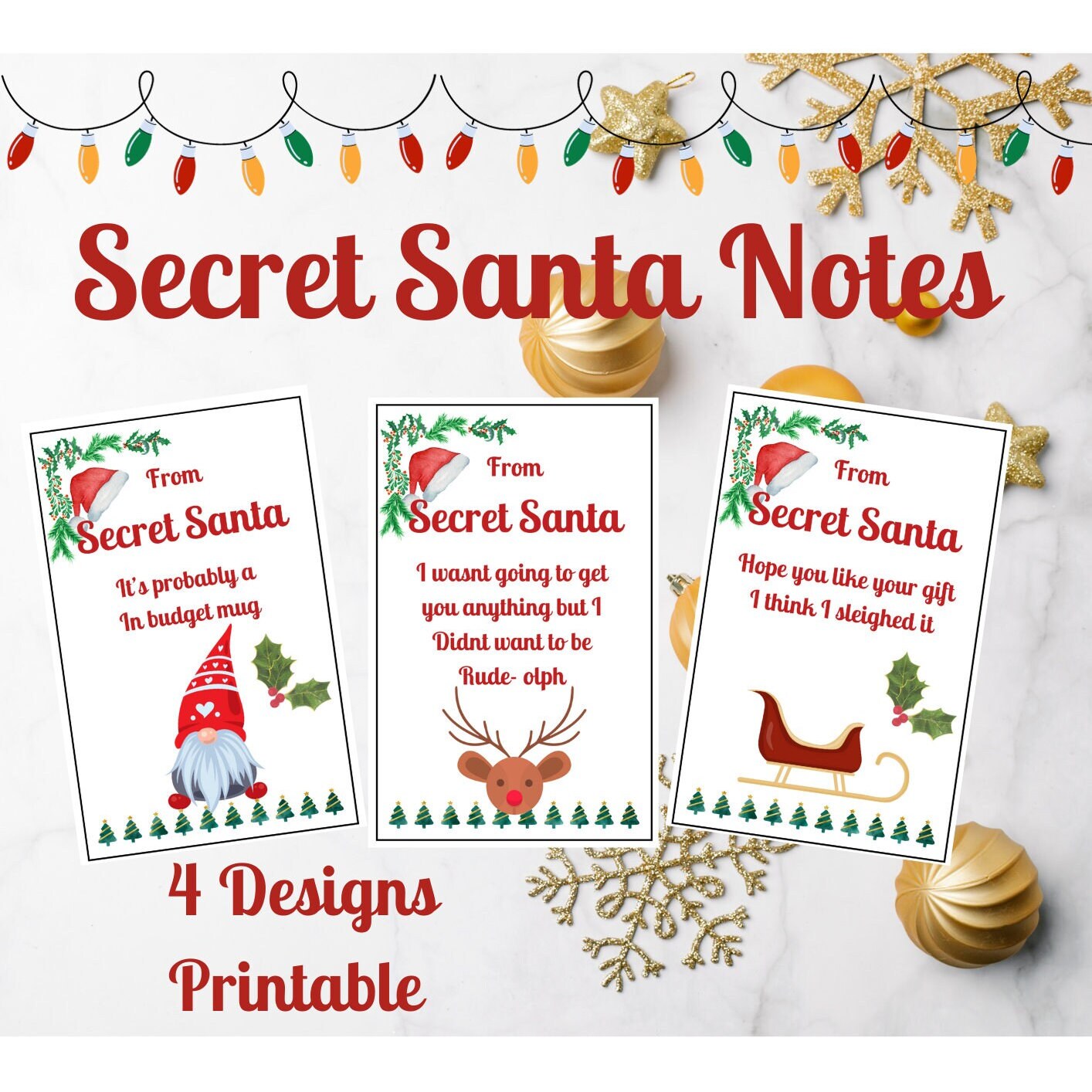 Secret Santa SVG file - SVG cut files.com