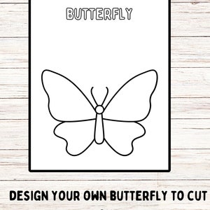 Butterfly Life Cycle Craft Printable, Butterfly Life Cycle Printable, Metamorphosis, Life Cycle ...
