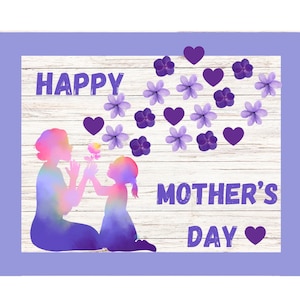 Mothers Day Bulletin Board Kit, Printable Happy Mothers Day Bulletin, March Bulletin Board, Mothers Day Classroom Decor, Mothers Day Crafts
