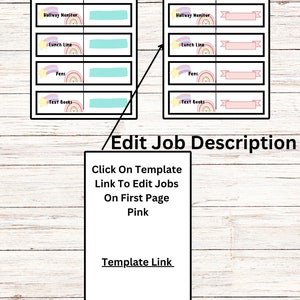 Emplois en classe imprimables, Tableau des tâches en classe pour enfants, Aides en classe imprimables, Pages de gestion de classe, Retour à lécole image 3