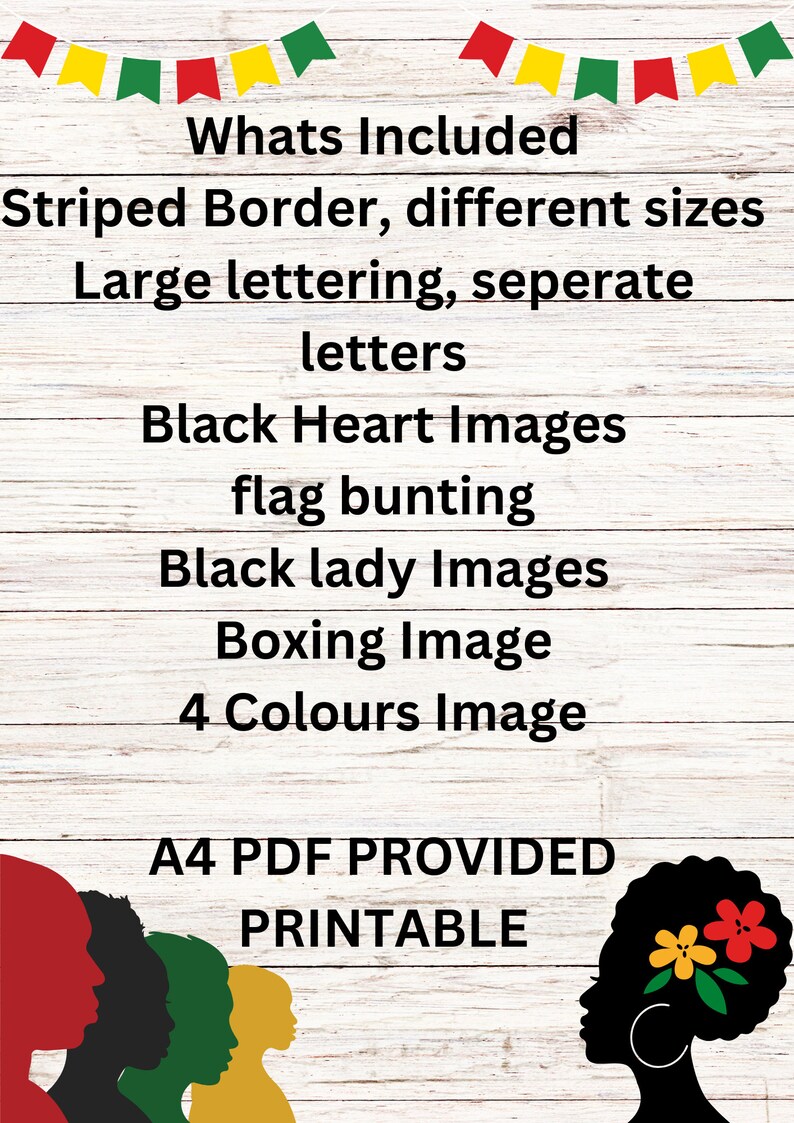 Black History Month Bulletin Board: Classroom Decor (A4 Printable PDF ...