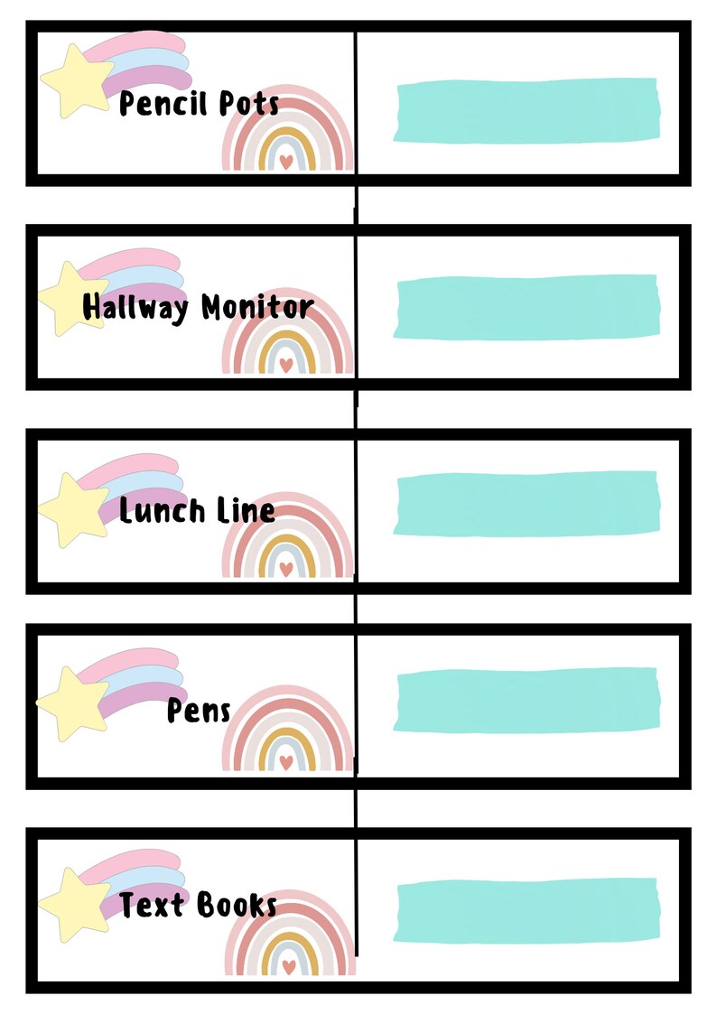 Emplois en classe imprimables, Tableau des tâches en classe pour enfants, Aides en classe imprimables, Pages de gestion de classe, Retour à lécole image 8