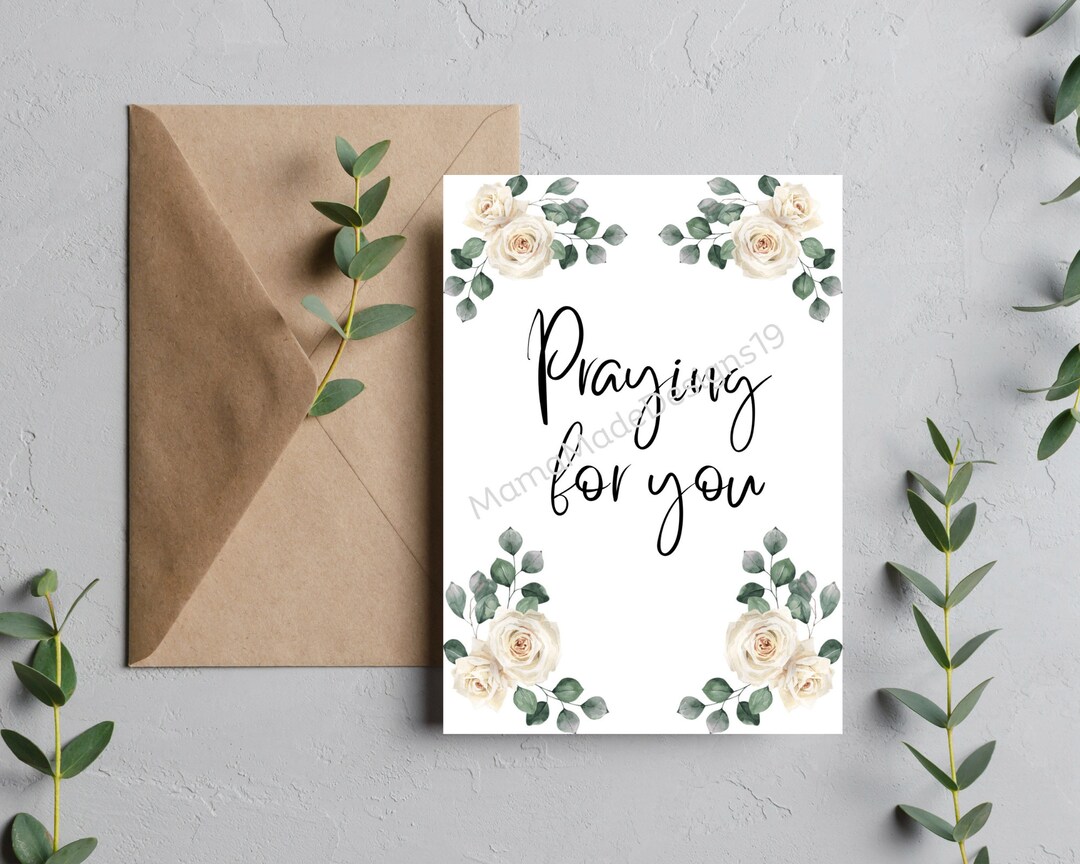 Printable Prayer Card praying for You Printable Digital - Etsy