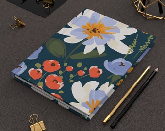 Floral Hardcover Matte Journal