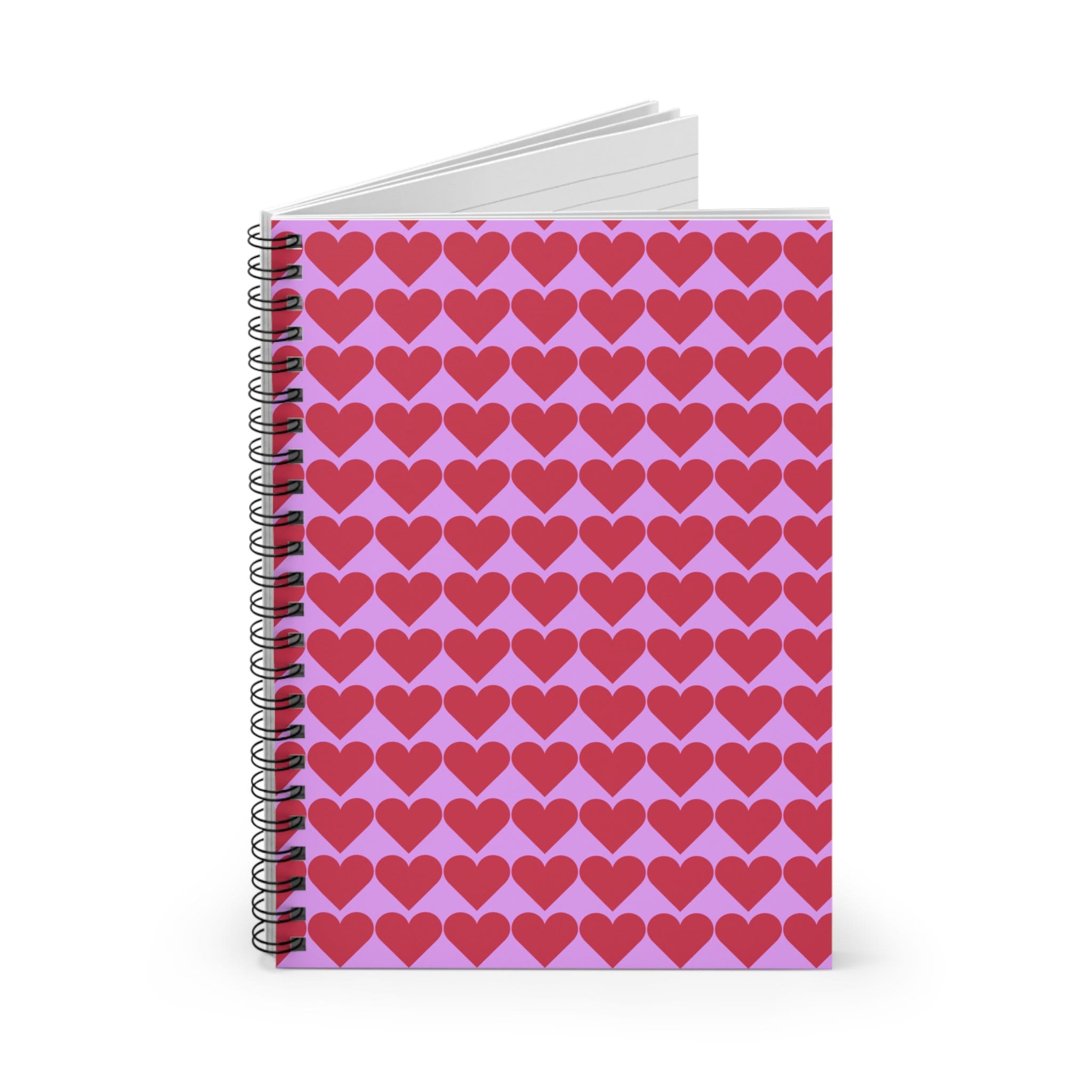 Hearts Spiral Notebook Etsy