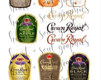 Etiquetas de la Corona Real - Descarga instantánea