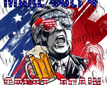 Trump, 4 de julio, Descarga digital