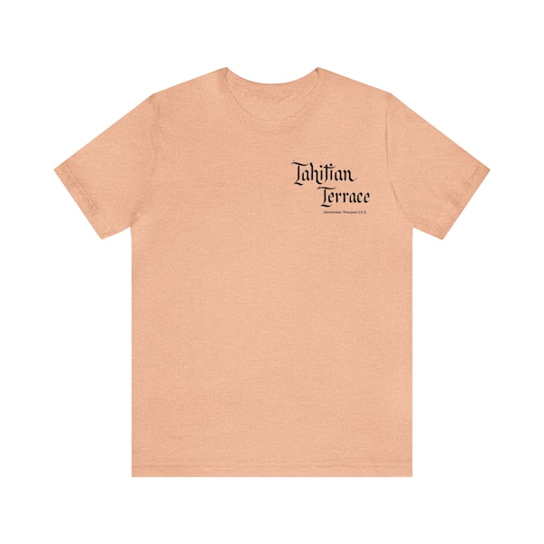 Terrasse tahitienne des années 1960 - T-shirt de retour