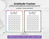 40-Day Gratitude Tracker: Printable Meditation Journal (Digital Download)