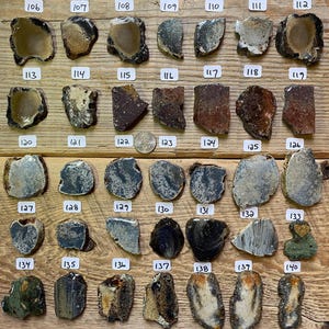 Boutons de cuisine uniques Boutons d'armoires Poignées de tiroir Poignées en pierre Poignées de tiroir Poignées de salle de bain Boutons nature Armoires de cuisine Boutons de poterie image 9