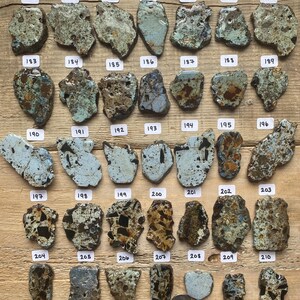 Boutons de cuisine uniques Boutons d'armoires Poignées de tiroir Poignées en pierre Poignées de tiroir Poignées de salle de bain Boutons nature Armoires de cuisine Boutons de poterie image 10