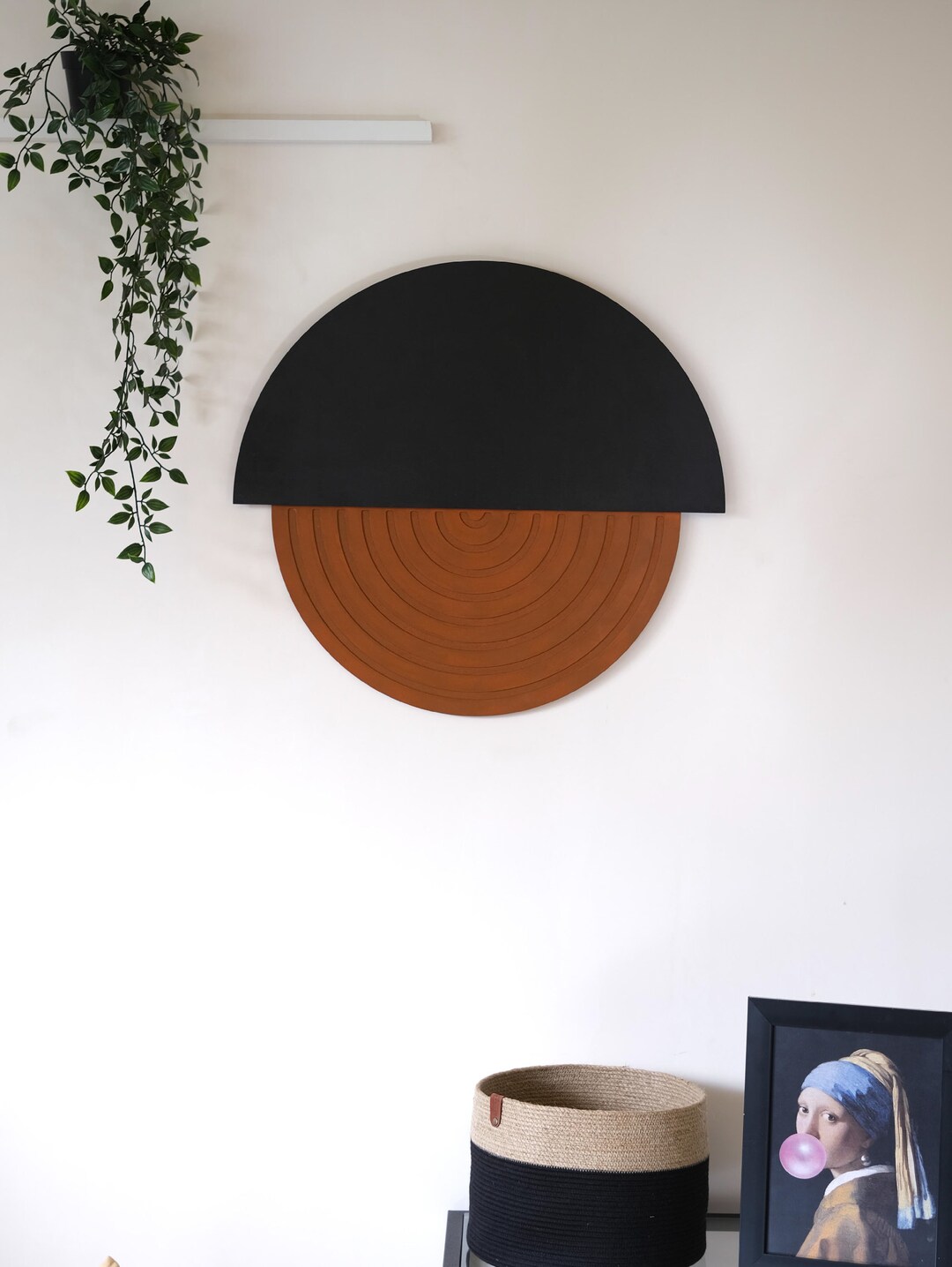 Black Wood Art Line Art Wood Black Wood Decor Wood Wall Art Wood Wall Decor Art Housewarming