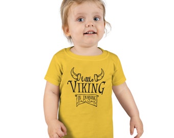 Toddler Viking in training T-shirt Gildan 64500P personalized toddler t-shirt