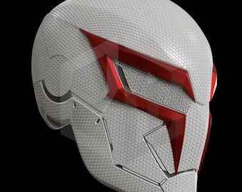 Spider-Man 2099 Tragbarer strukturierter Cosplay-Helm
