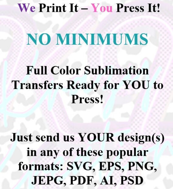 Ready Printed Transfer Paper