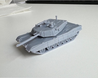 HO Scale Tank M1A2 Abrams SEP 1/87 Unpainted