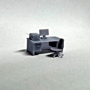 5 STKS HO-meter moderne monitor/tv-scherm 1:87 dioramalandschap poppenhuislay-out