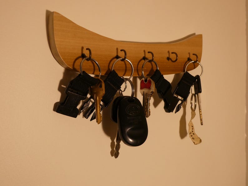 Poplar Key Racks. 4 and 5 Key Variations. - Etsy