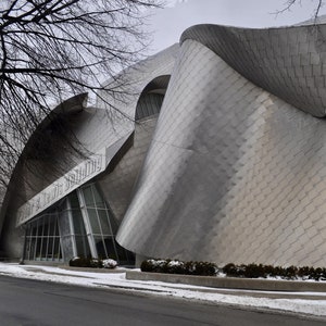 modern architecture, Peter B Lewis Case Western Reserve Univ Cleveland Ohio, Remarkable structure, contempory architecture,