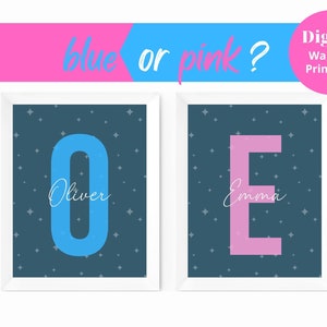 Custom Initial Print, Name Printable, Personalized Name Print, Personalized Initial Name Print, Name Print, Nursery Print, baby shower gift