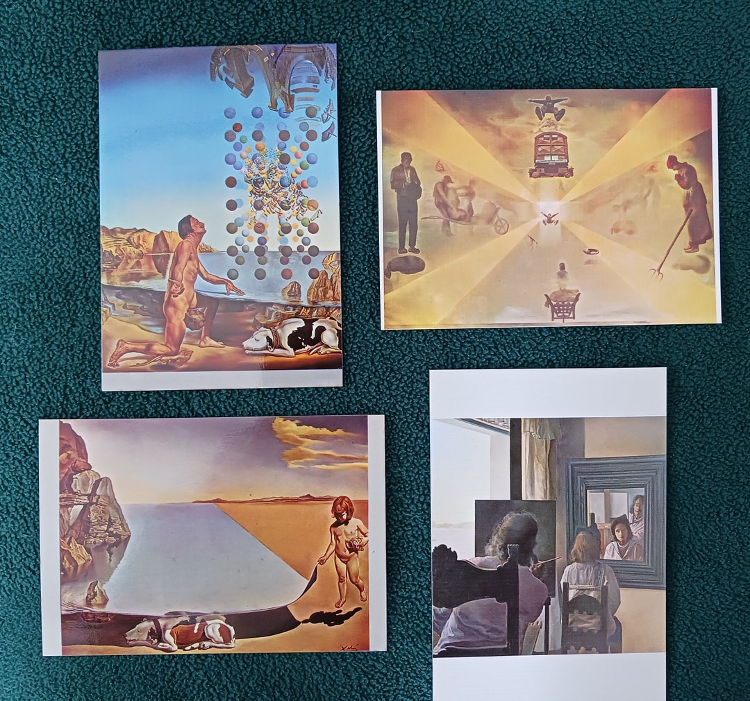 14 Salvador Dali Museum Art Postcards Etsy