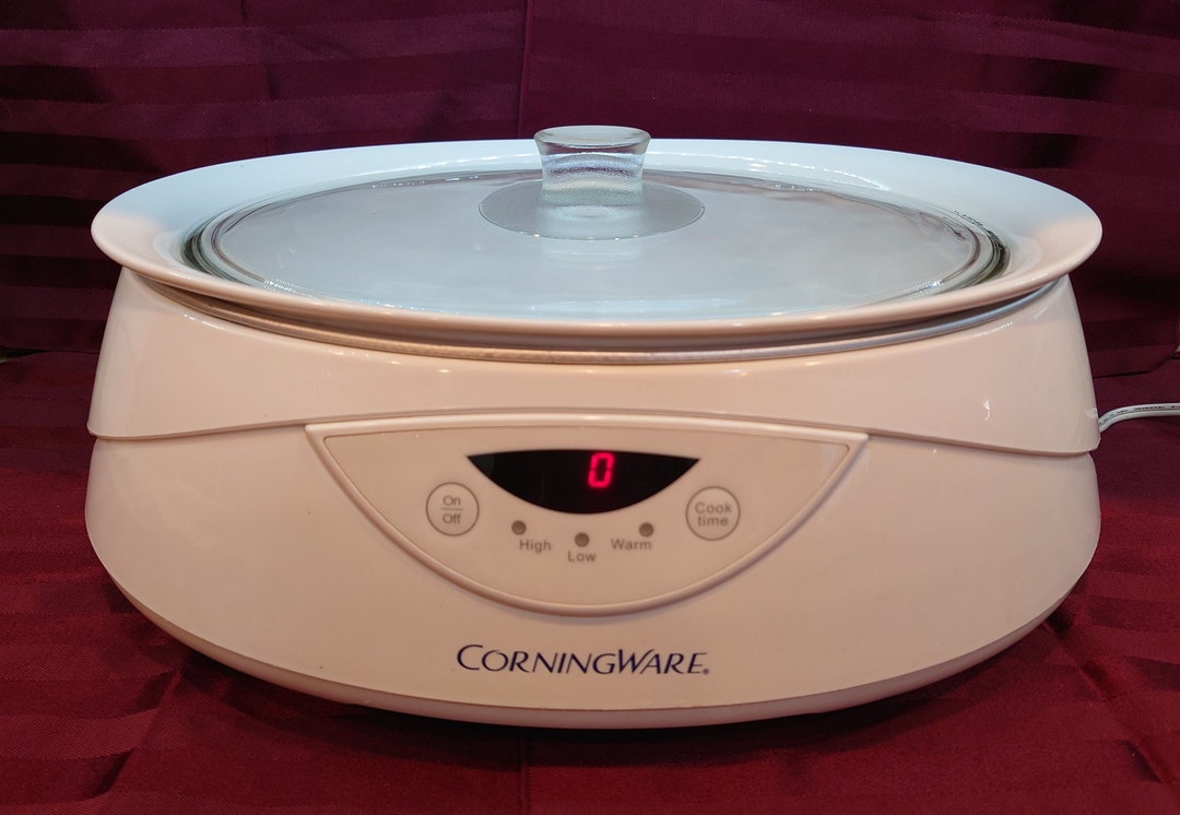 Corning Ware 4 Quart Slow Cooker Programmable Slow Cooker Etsy