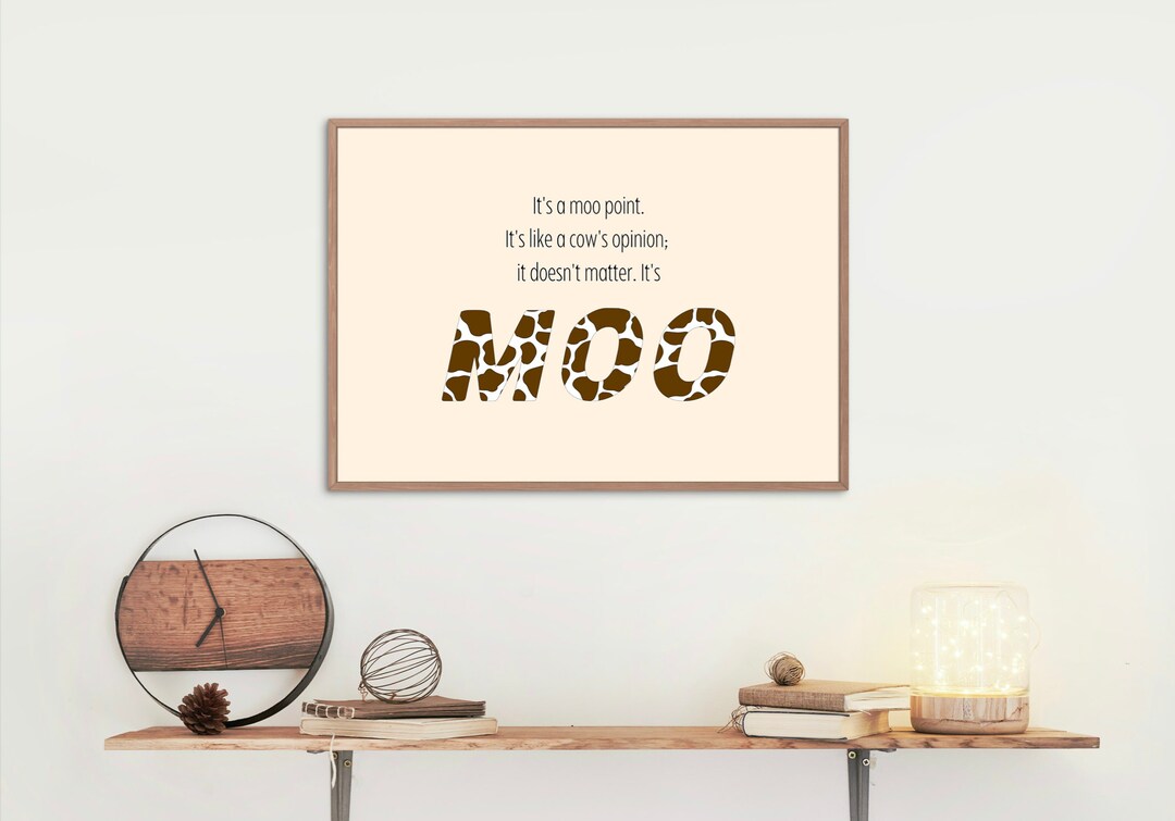 Moo Point Joey Quote From Friends - Main Image