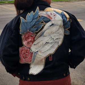 Custom Handpainted Denim Jacket