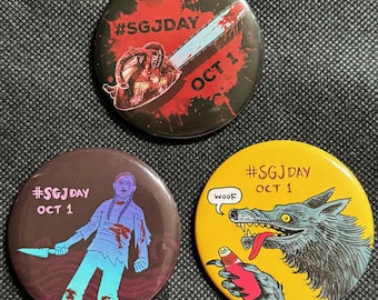 Zestaw pamiątkowych guzików z okazji Dnia Stephena Grahama Jonesa