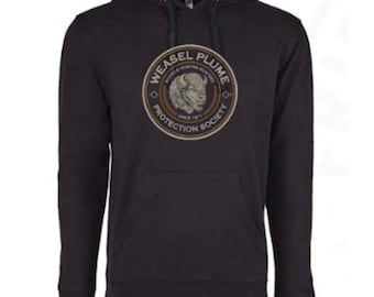 Weasel Plume Protection Society - bluza z kapturem unisex