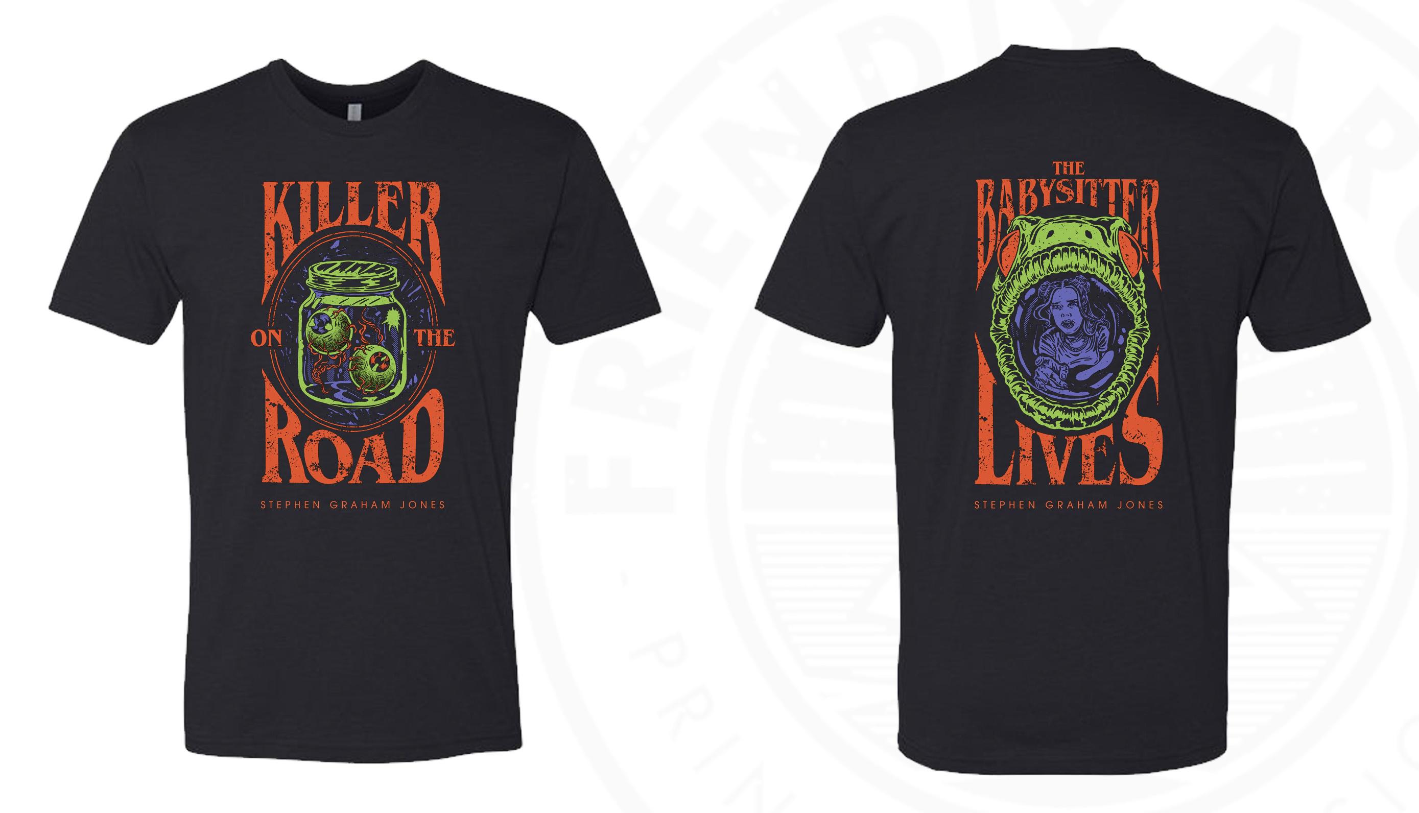 Killer on the Road / The Babysitter Lives - Men's Crewneck double-sided t-shirt