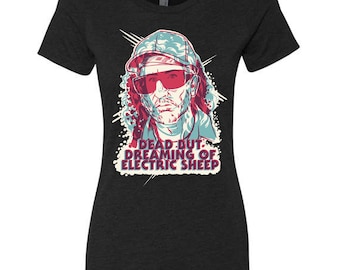 Dead But Dreaming of Electric Sheep - dames-T-shirt met ronde hals - eerbetoon aan de roman van Paul Tremblay