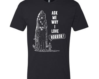 Ask Me Why I Love Horror - Men's Crewneck t-shirt