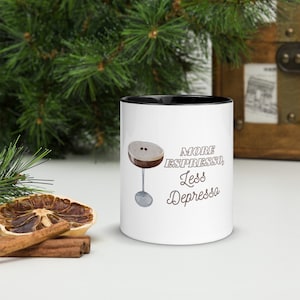 More Espresso, Less Depresso Espresso Martini Coffee Mug