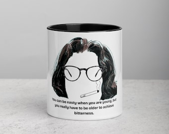 Fran Lebowitz Bitterness Coffee Mug