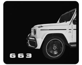 Alfombrilla de ratón Mercedes G63 AMG / Llantas monobloque negras
