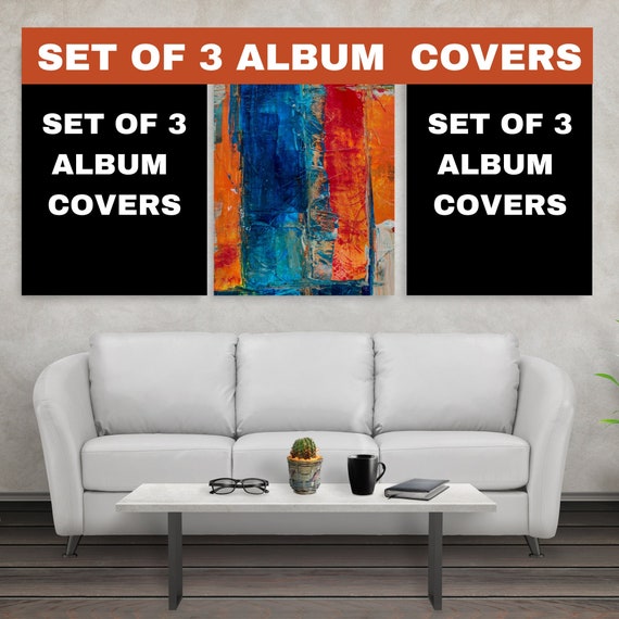 Custom Album Cover SET OF 3, Music Poster, Album Poster, Album