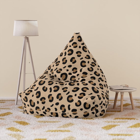 Cheetah Animal Print Bean Bag Chair Cover New Home Hunting Decor
